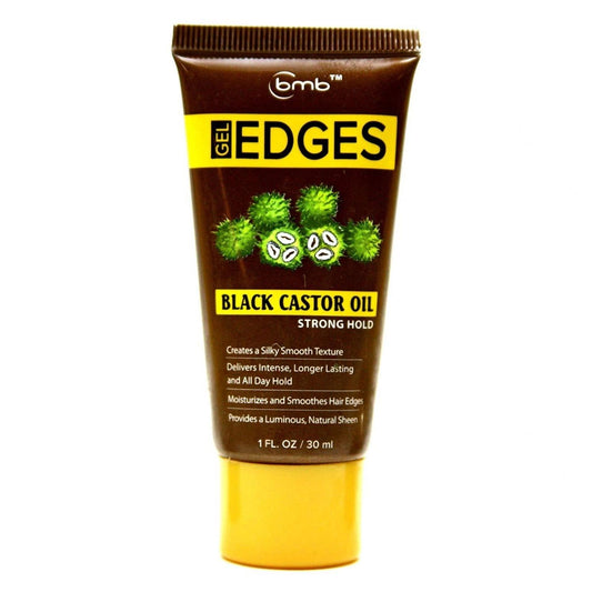 BMB Edges Gel Black Castor Oil Strong Hold 1 oz