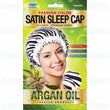 DreamWorld Argan Oil Satin Sleep Cap (Zebra)