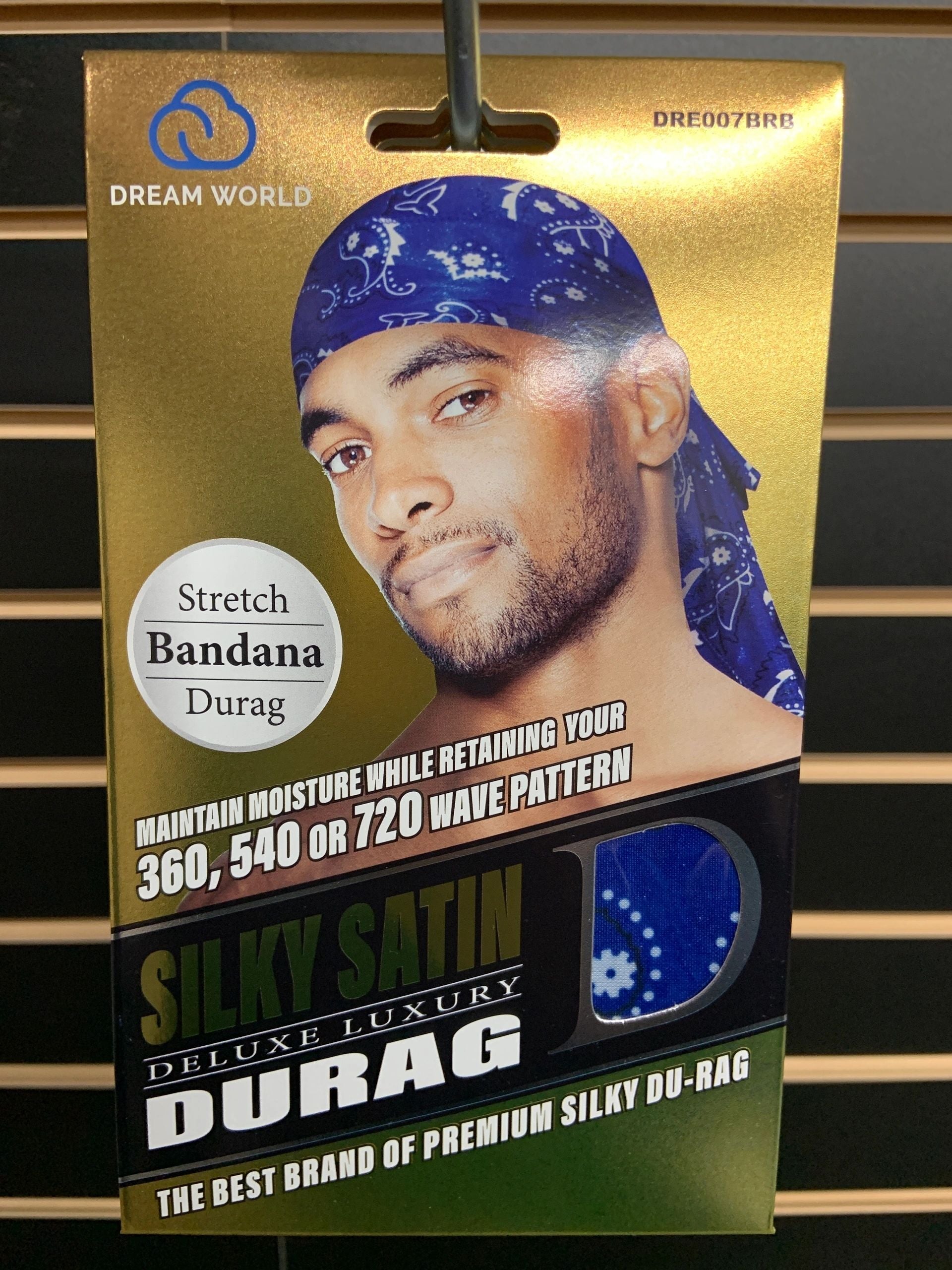 DreamWorld Silky Satin Du-Rag Royal Blue